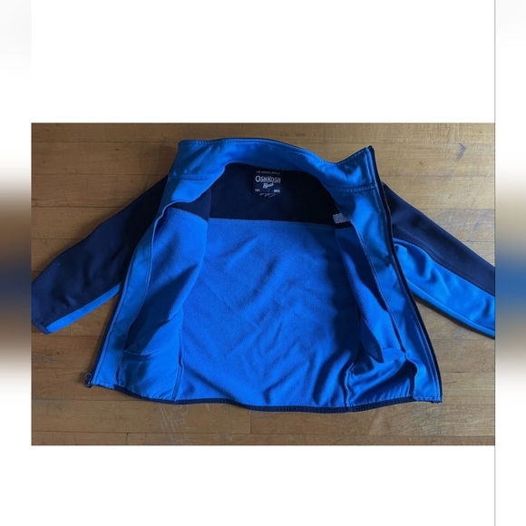 Osh Kosh Toddler's Blue Full Zip Jacket Size 5T - Picture 3 of 8